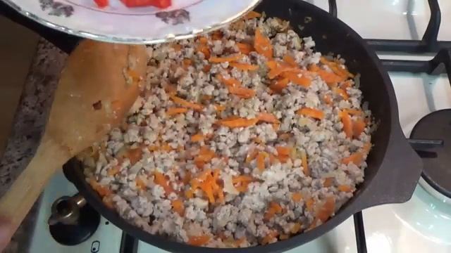 Цветная капуста и мясной фарш