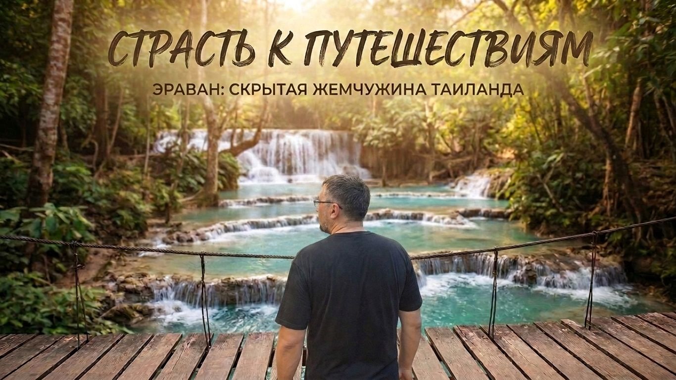 ВОДОПАД ЭРАВАН: Природный аквапарк в джунглях! Дошли до 4 уровня и застряли