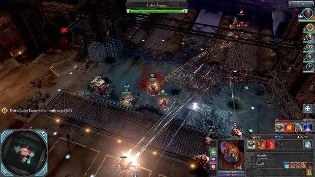 WH40K DoW2 Retribution Прохождение кампании за Космодесант часть 12. Quarantine Hold