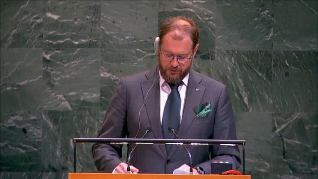 Выступление Д.С.Чумакова при представлении проекта решения ГА ООН