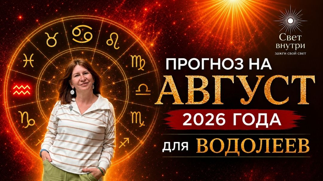 Прогноз для Водолеев на август 2026 на таро