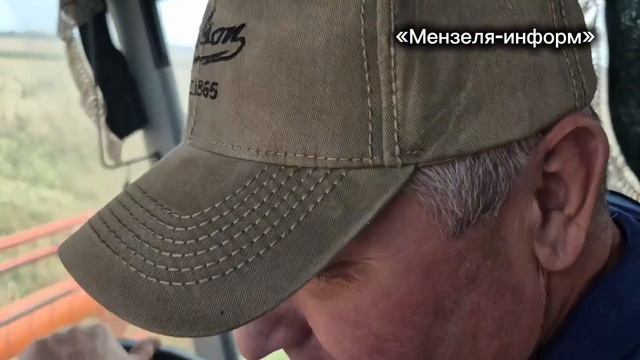 В хозяйстве «Калмурзино» производительность комбайнов находится на самом высоком уровне