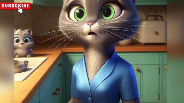Котёнка отругала мама-кошка и выгнала котёнка из дома aicat catstories