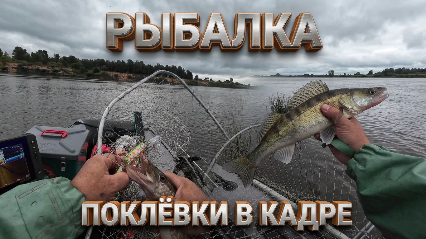 Рыбалка на Оке: троллинг и джиг — все поклёвки в одном видео