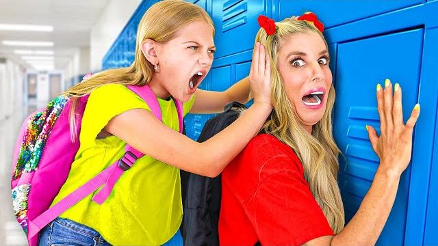 😱 МОЯ ДОЧЬ ОТПРАВИЛА МЕНЯ ОБРАТНО В ШКОЛУ НА 24 ЧАСА! 🏫🚨 Челлендж на Выживание! 🔥
