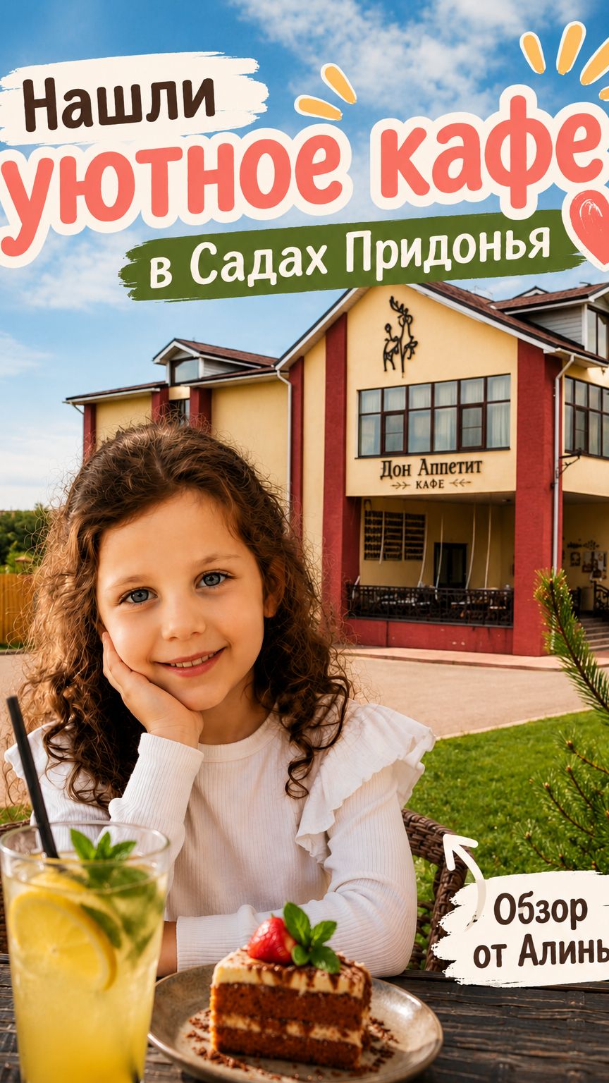 Нашли уютное кафе в Садах Придонья ❤️ | Дон Аппетит | Обзор от Алины