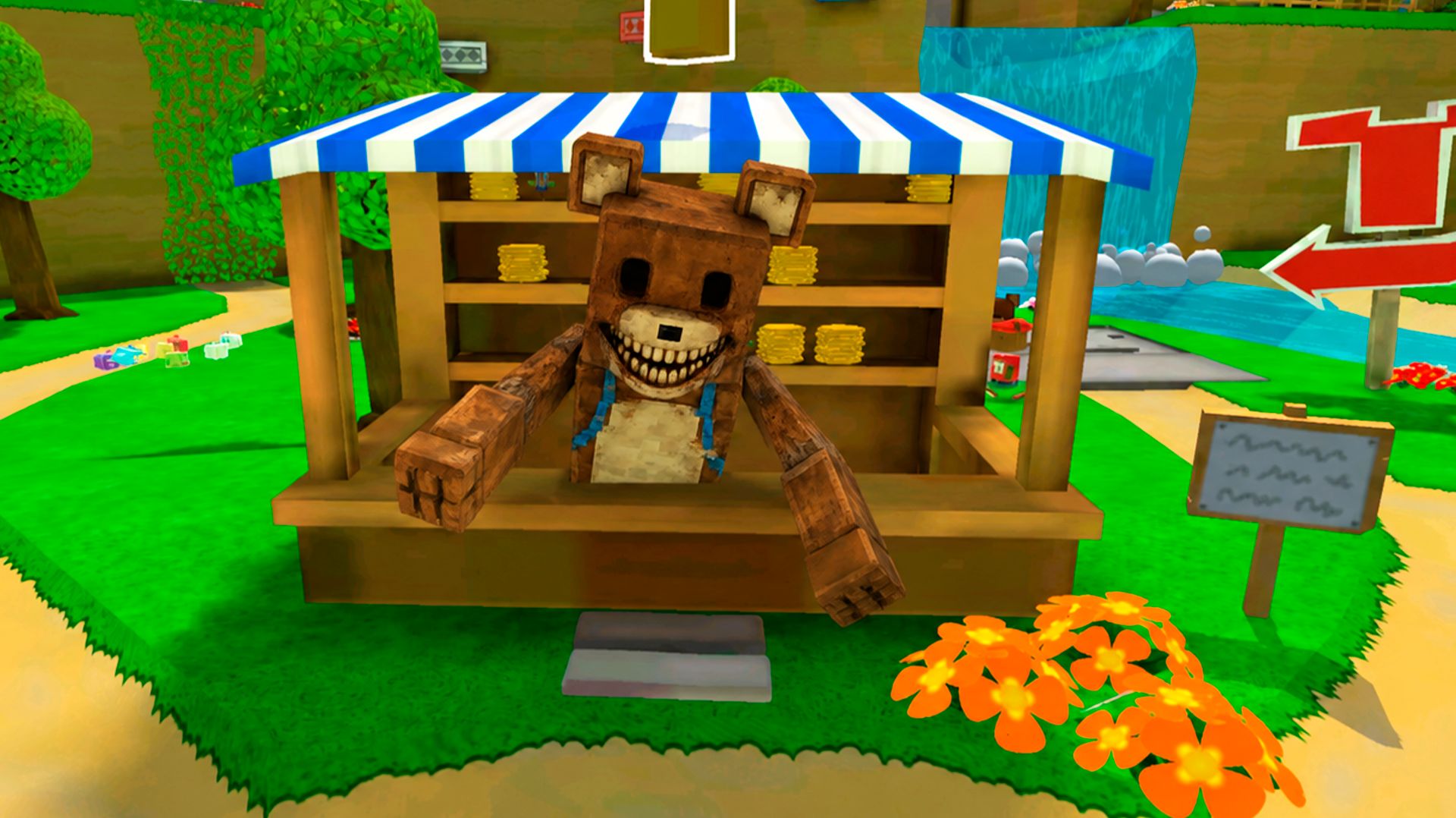 Что-то с медведем... не даст тебе уйти! Super Bear Adventure