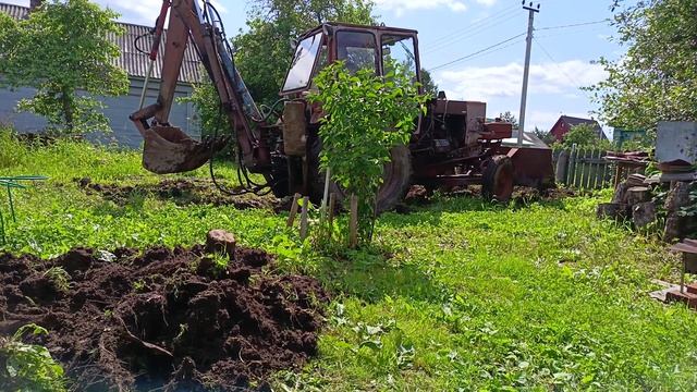 Уборка участка после покупки сносим старый крольчатник.