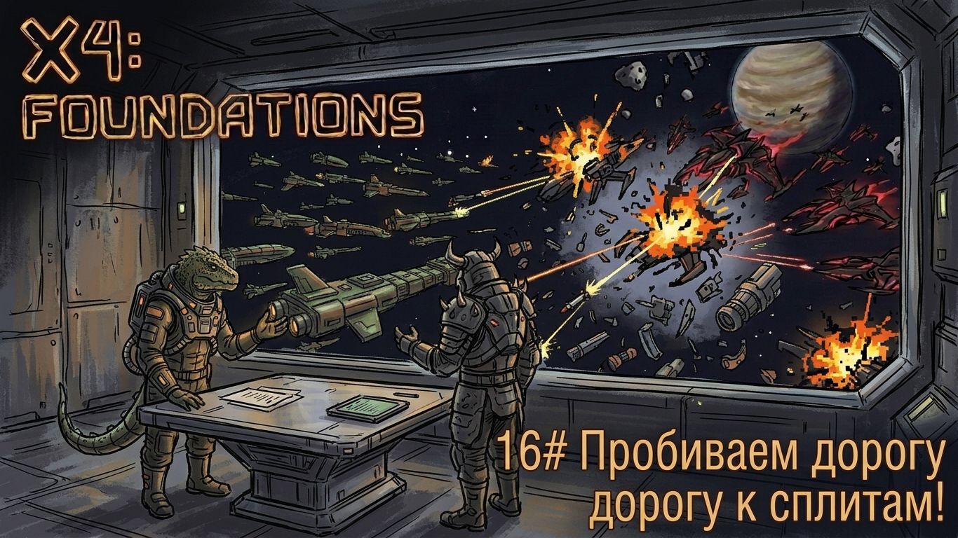 Пробиваем дорогу к сплитам! №16 | X4 Foundations