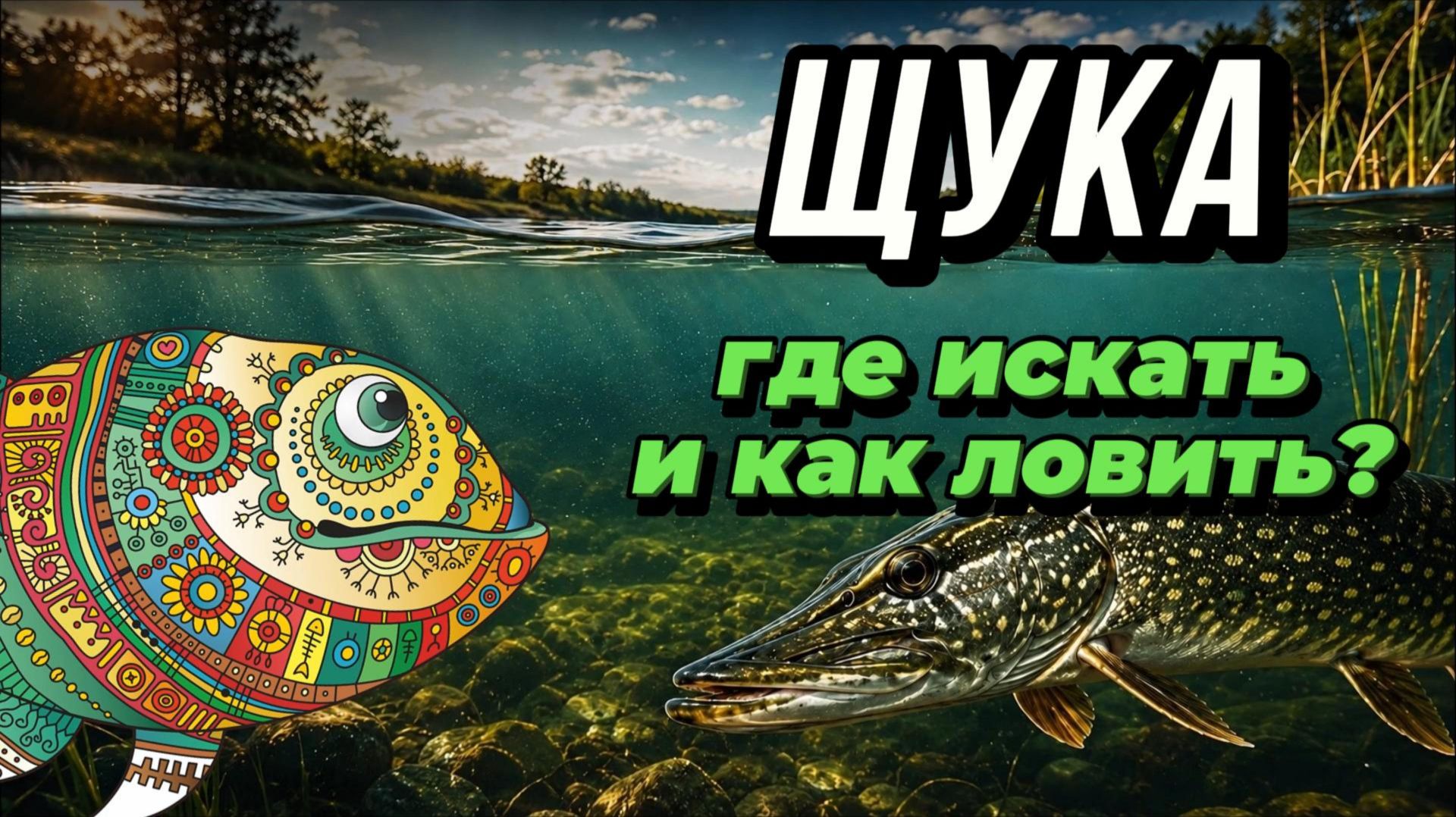 Где искать щуку летом? Перспективные места и первые приманки ⭐⭐⭐⭐⭐