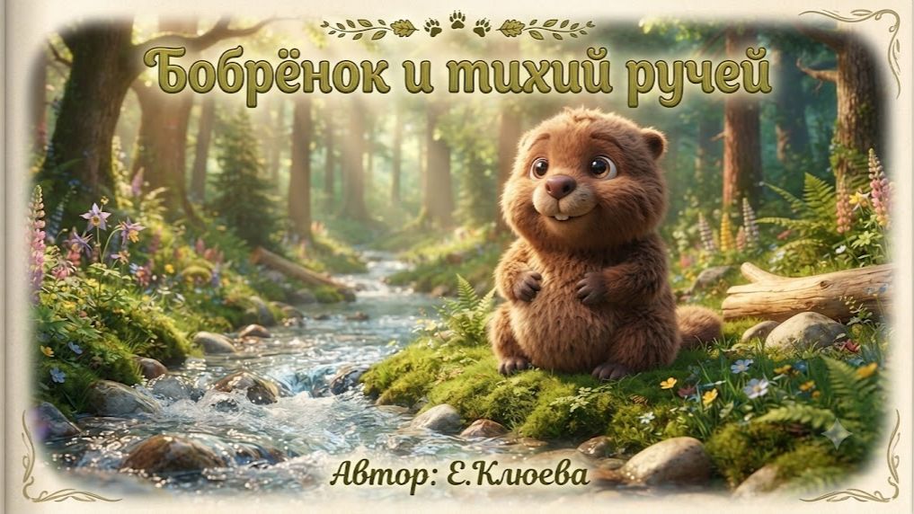 Бобренок и тихий ручей