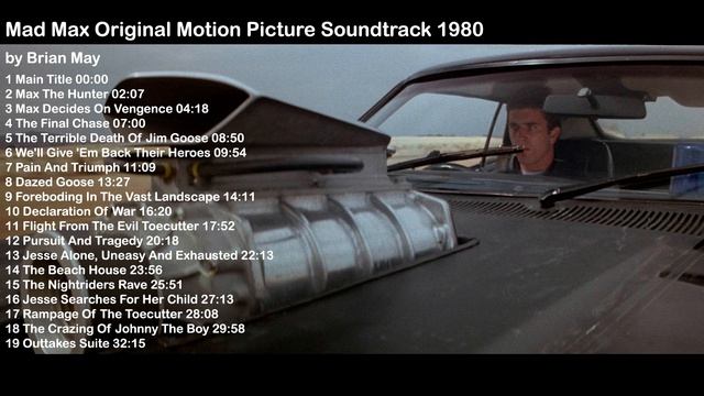 Mad Max Original Motion Picture Soundtrack 1980