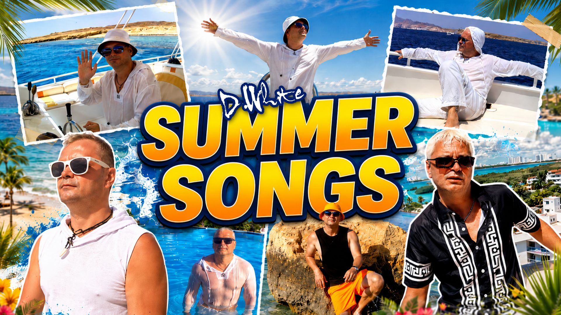 Feel The Summer: Лучшие летние песни D.White в одном видео. New Italo Disco, Euro Dance, 80s - 90s