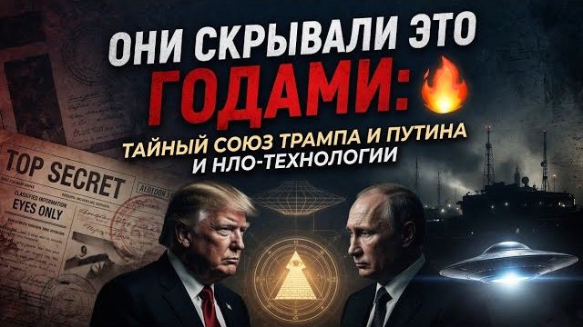 _Они скрывали это ГОДАМИ_ Тайный союз Трампа и Путина и НЛО-технологии 🔥