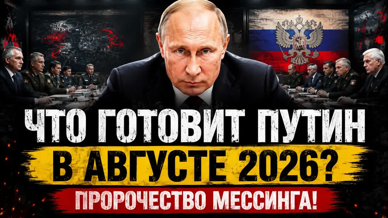 ПУТИН ПОЙДЁТ НА ЭТО УЖЕ В АВГУСТЕ 2026? ПОСЛЕДНЕЕ ПРОРОЧЕСТВО МЕССИНГА!