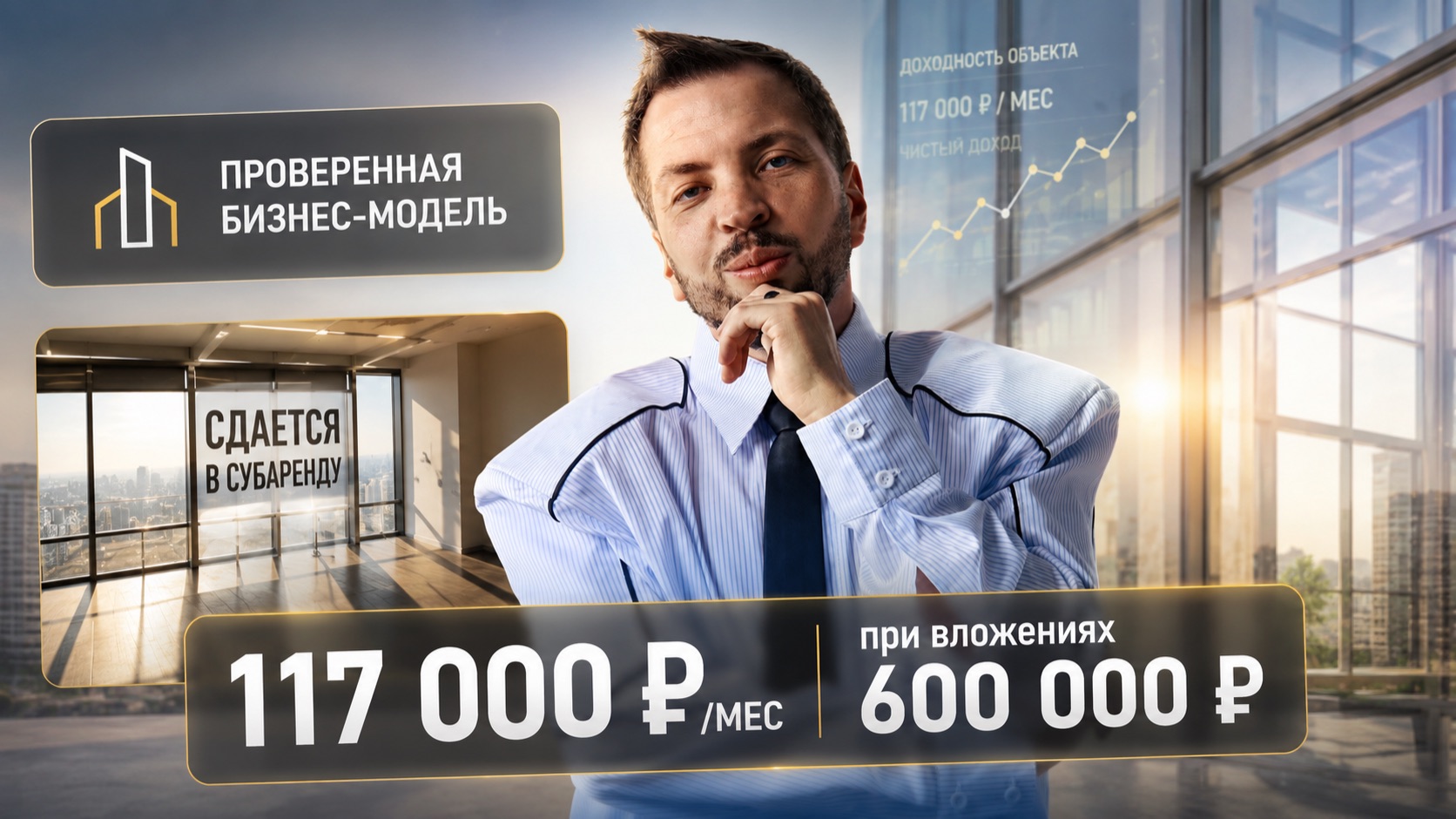 Как делать 117К пассивного дохода на коммерческой недвижимости? Вся правда о субаренде