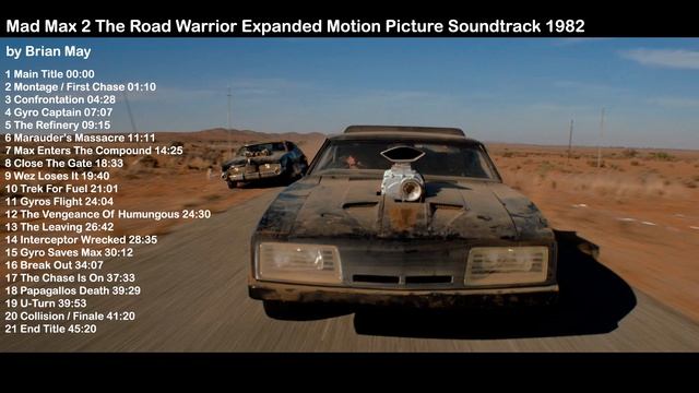 Mad Max 2 Original Motion Picture Soundtrack 1982