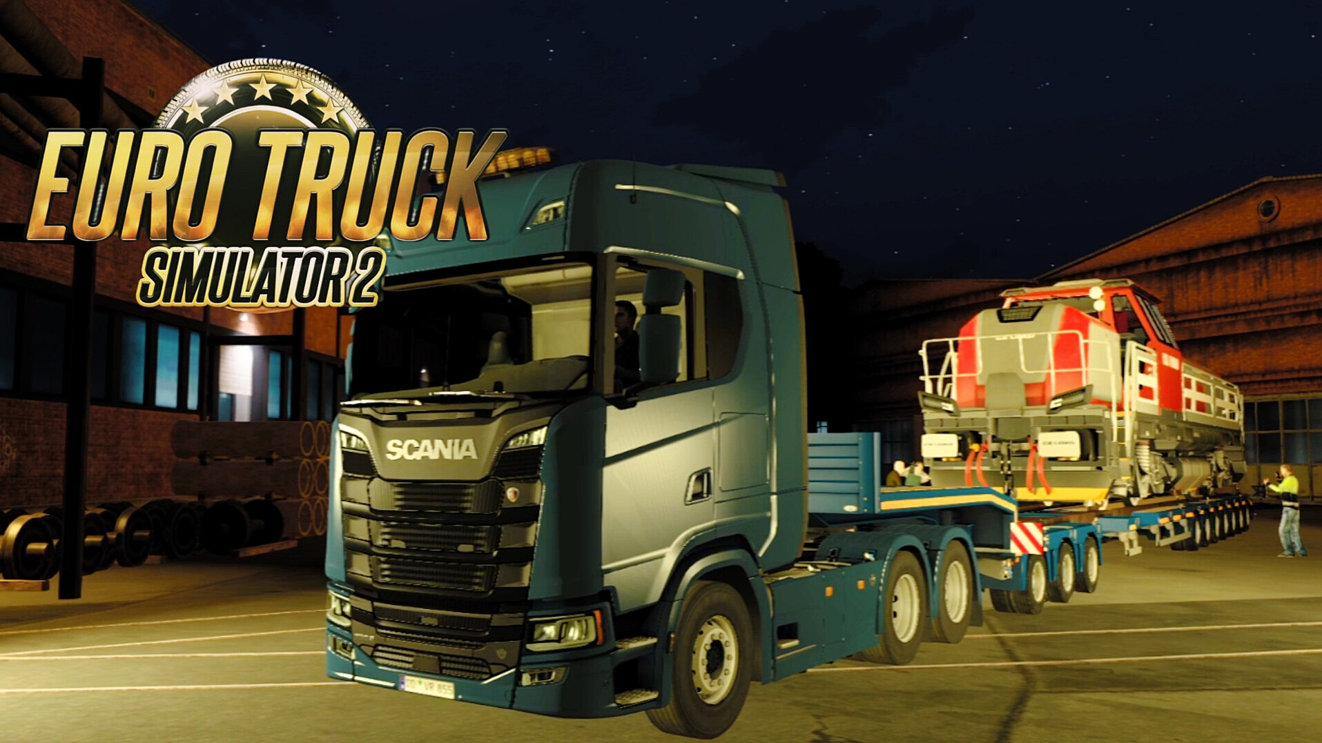 Локомотив CZ LOKO EffiShunter 1000 (80т) ► Euro Truck Simulator 2 #3