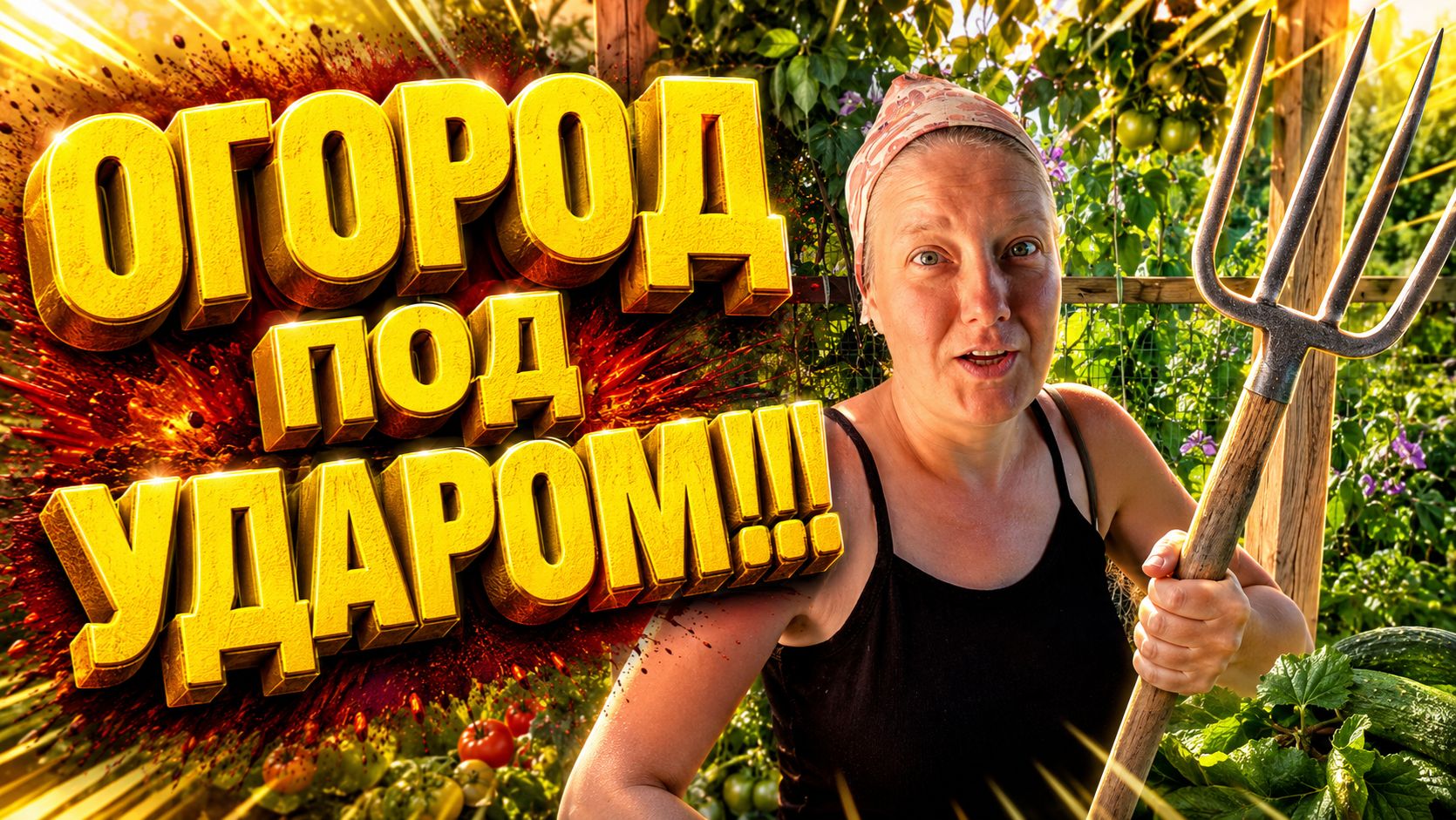 ОГОРОД ПОД УДАРОМ | Деревенские  хлопоты | Жизнь в деревне
