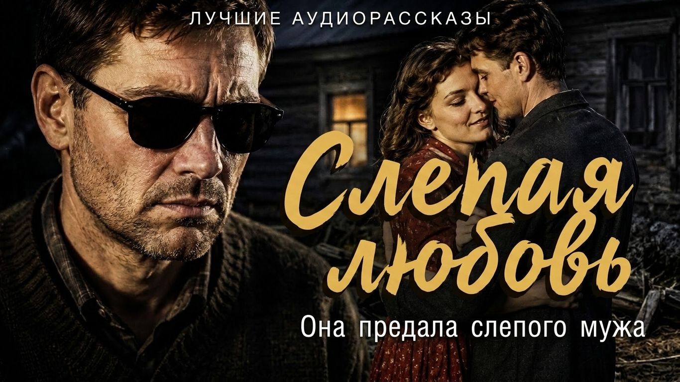 «СЛЕПАЯ ЛЮБОВЬ» Она предала слепого мужа. Слушать новые аудио рассказы