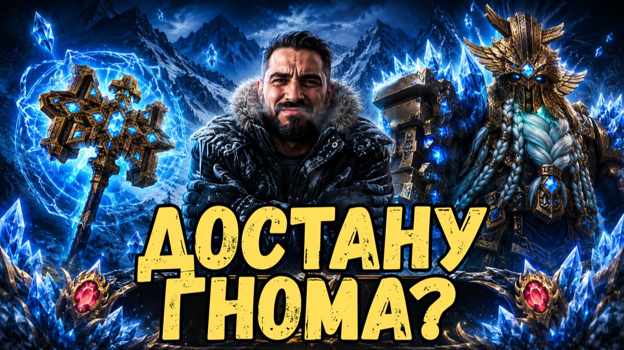 ПЫТАЮСЬ ДОСТАТЬ ХАДГРИМА (ГНОМА-ТАНКА) С ДРЕВНИХ КРИСТАЛЛОВ! СМОГУ?  Watcher Of Realms #wor