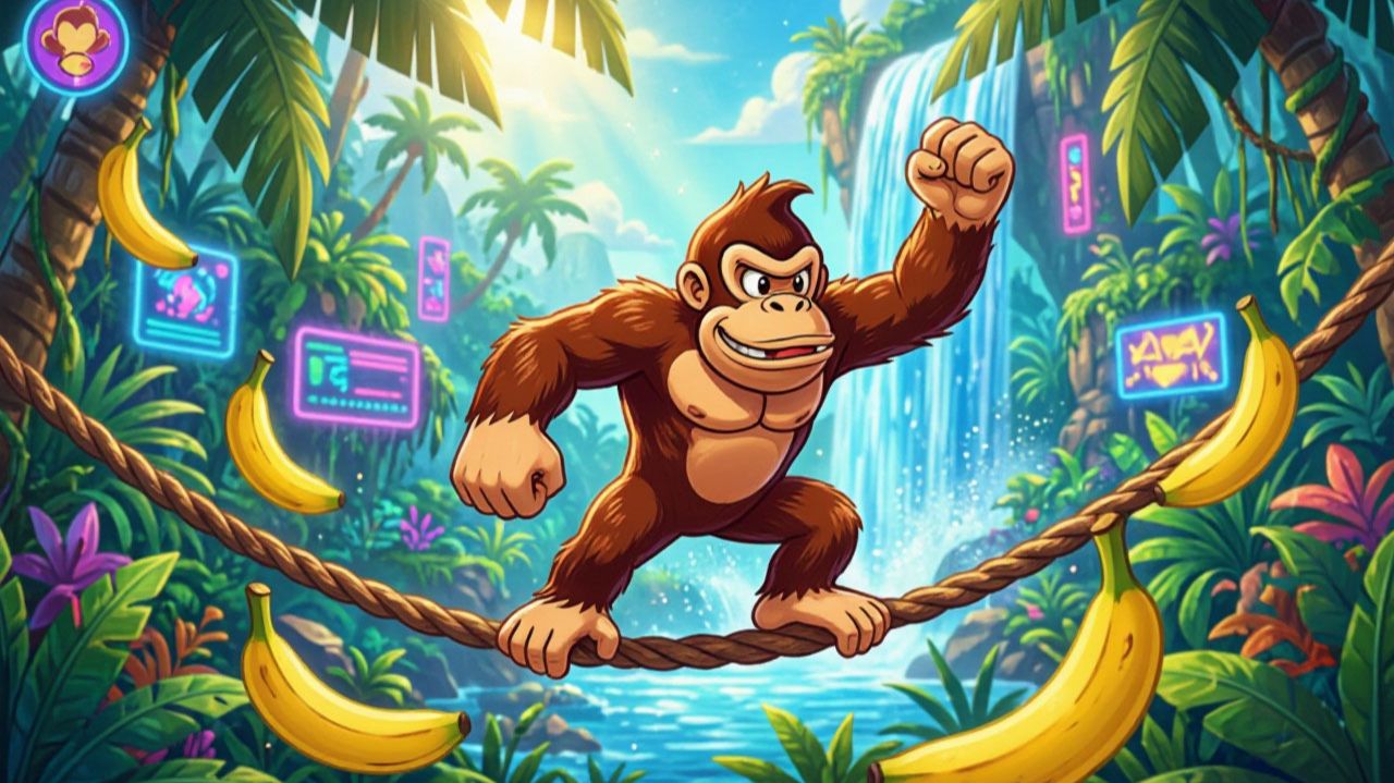 [Donkey Kong Country #1] МАКАКА ПОЙМАЛА БАНАН (snes)
