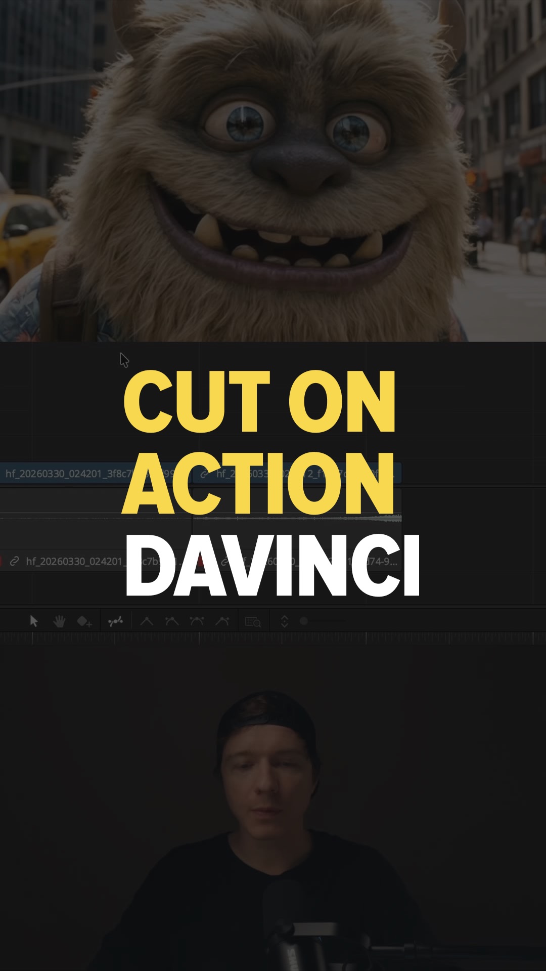 CUT ON ACTION DAVINCI