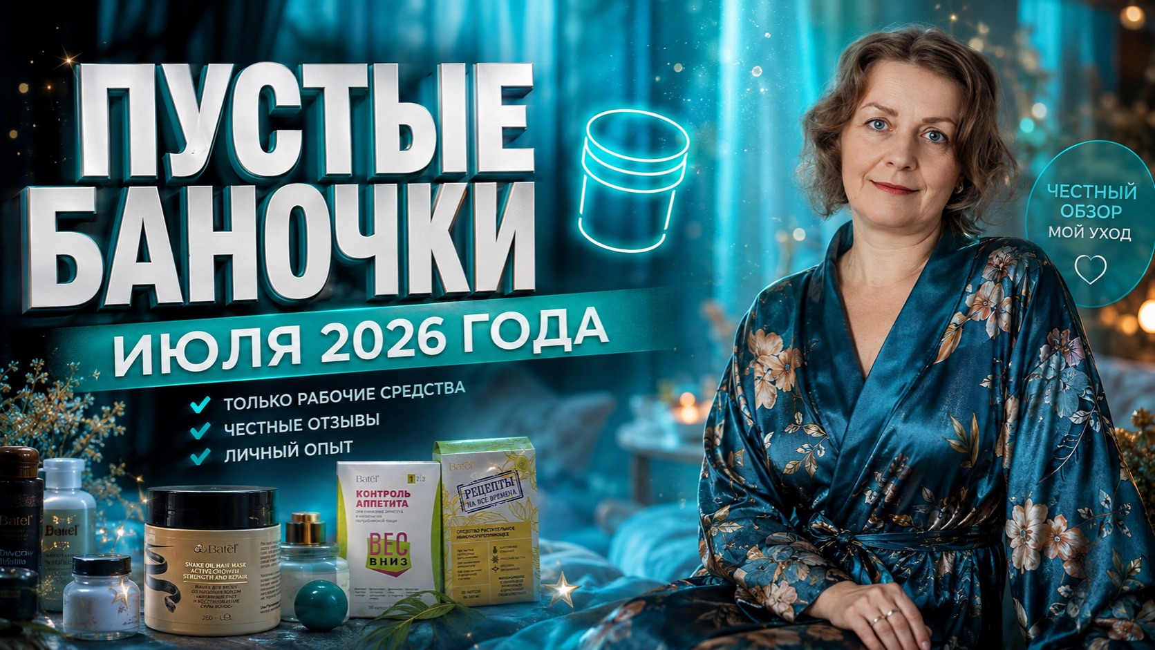 Пустые баночки июля 2026 года