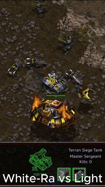 ЛЕГЕНДАРНЫЙ ОЛД СКУЛ протосс Вайт Ра против топ-корейца Light в StarCraft Remastered