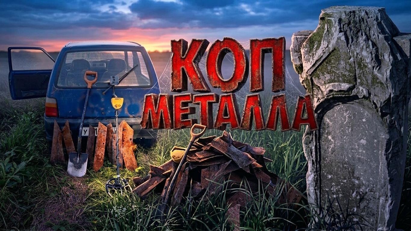 КОП два дня подряд, металл из-под земли,МЕТАЛЛОКОП старом урочище