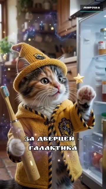 Открыл холодильник, а там галактика