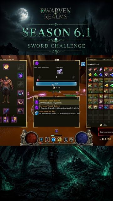 Dwarven Realms. S6.1. Sword Challenge. -Ep.100-
