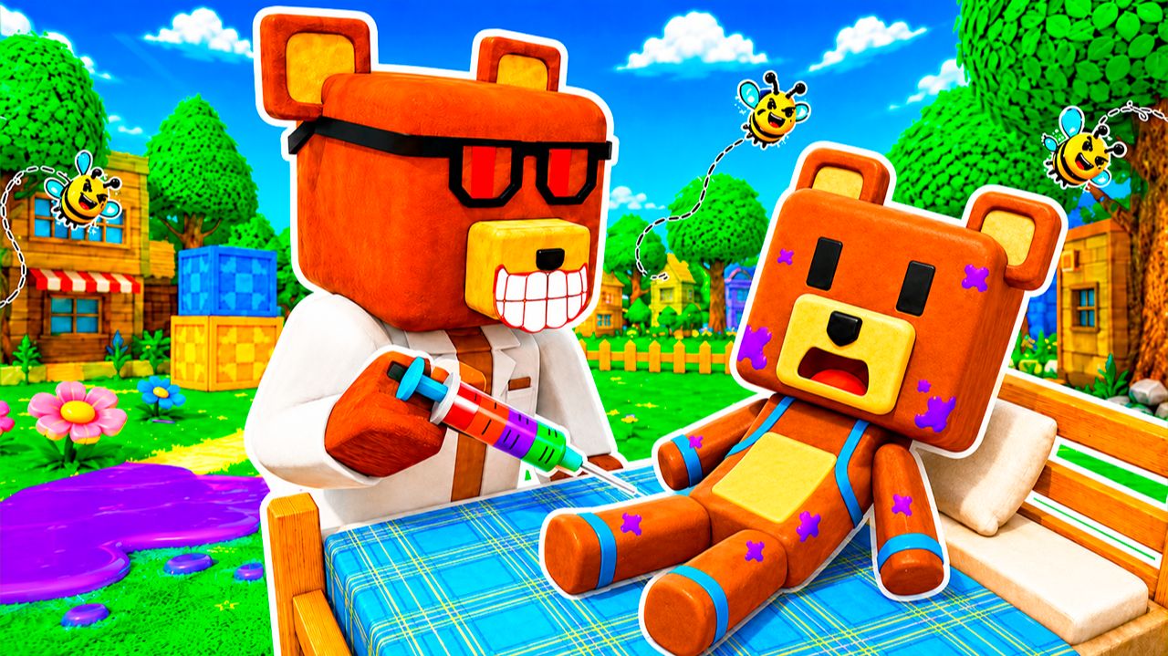 БААРЕН ЗАБОЛЕЛ ЧТО СЛУЧИЛОСЬ в СУПЕР МИШКА! Super Bear Adventure