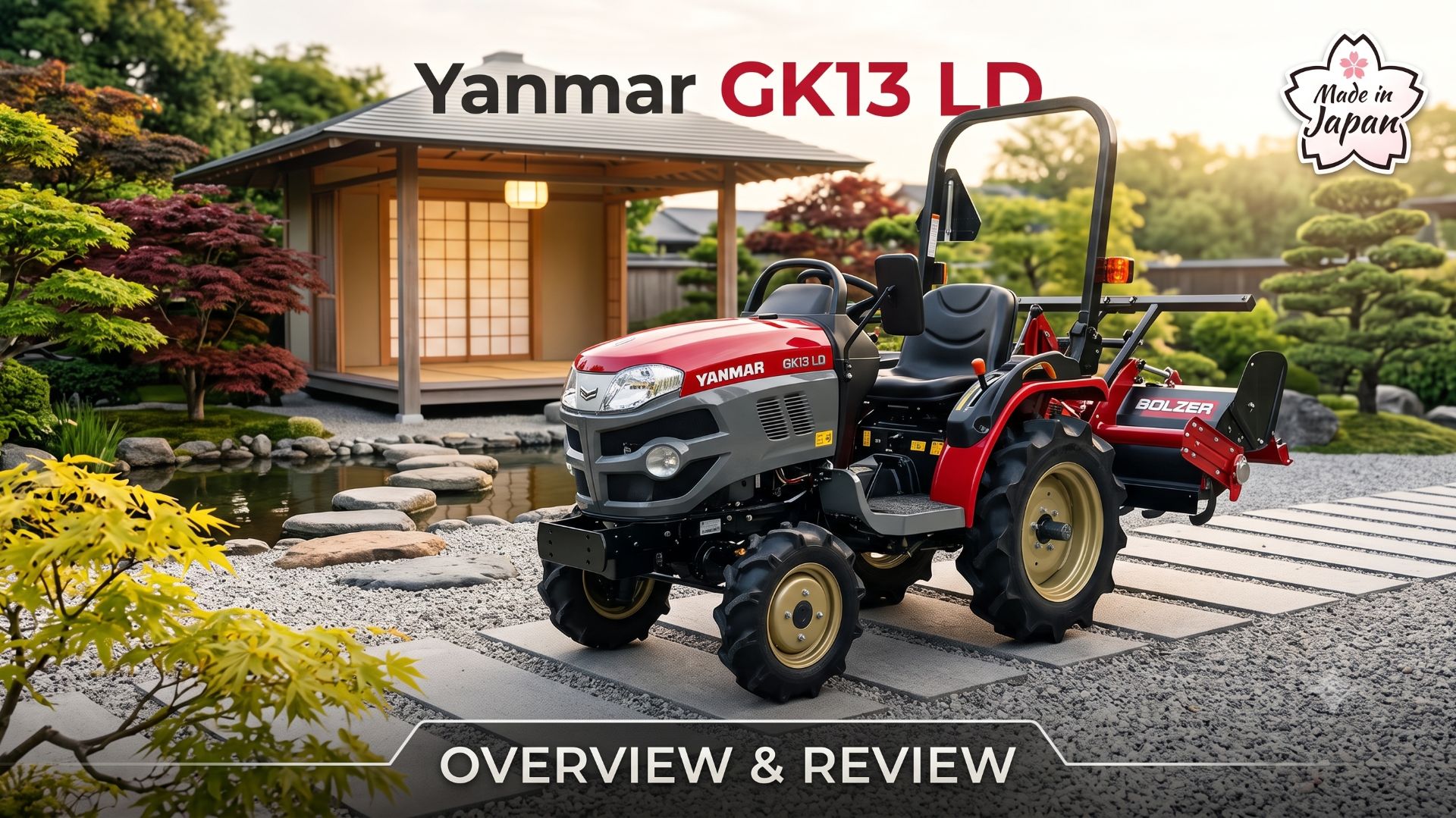 Обзор трактора Yanmar GK13 Новый!