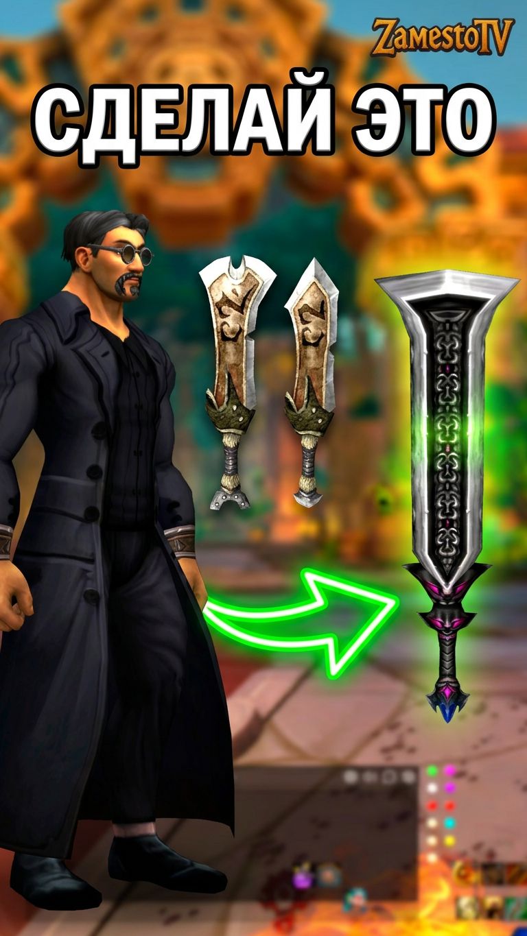 ⚔️ Как получить Суль'траз Каратель - необычный двуручный меч в World Of Warcraft #midnight #wow
