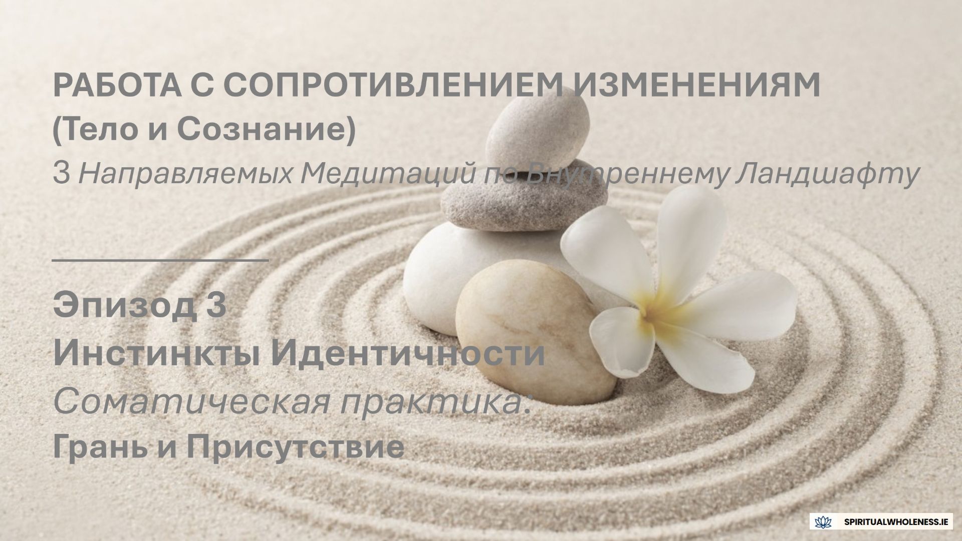 РАБОТА С СОПРОТИВЛЕНИЕМ ИЗМЕНЕНИЯМ (Тело и Сознание) | Эпизод 3 - Инстинкты Идентичности