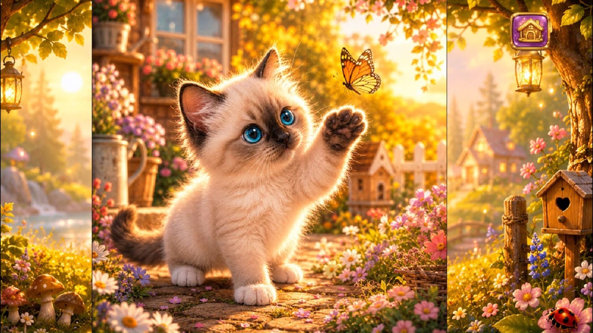 Пазлы. Милые котики. Развивающее видео для детей.