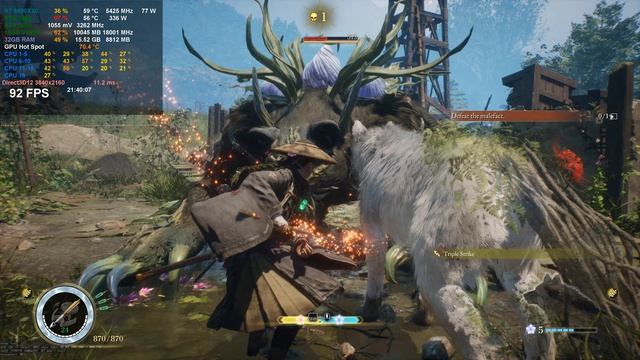 Beast Of Reincarnation | FPS TEST | RTX 5080 OC | 4K (2160p) + RT + DLSS ULTRA QUALITY + ALL MAXED