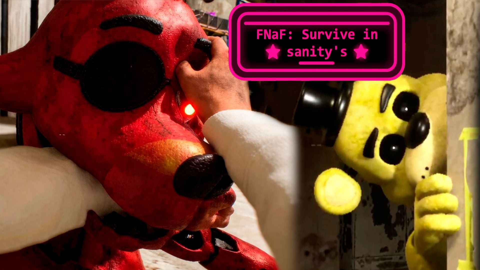 ФРЕДДИ И ФОКСИ УРАГАНЯТ НА СКЛАДЕ ВО FNAF SURVIVE IN SANITY ГЛАВА 1