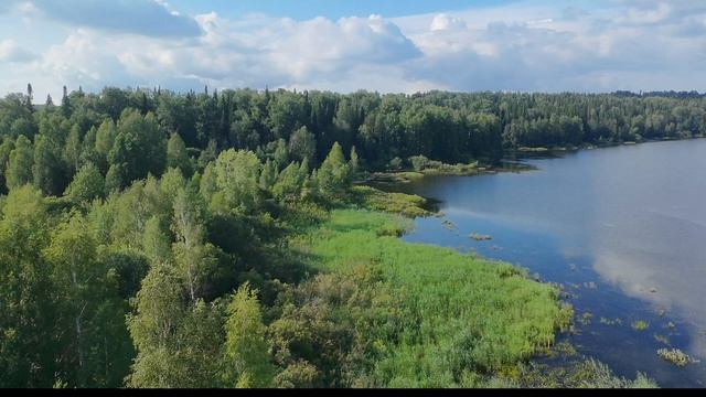 Новосибирское озеро за станцией 