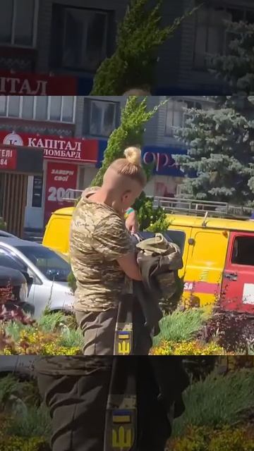 Элитная ВСУшница готовится к штурму