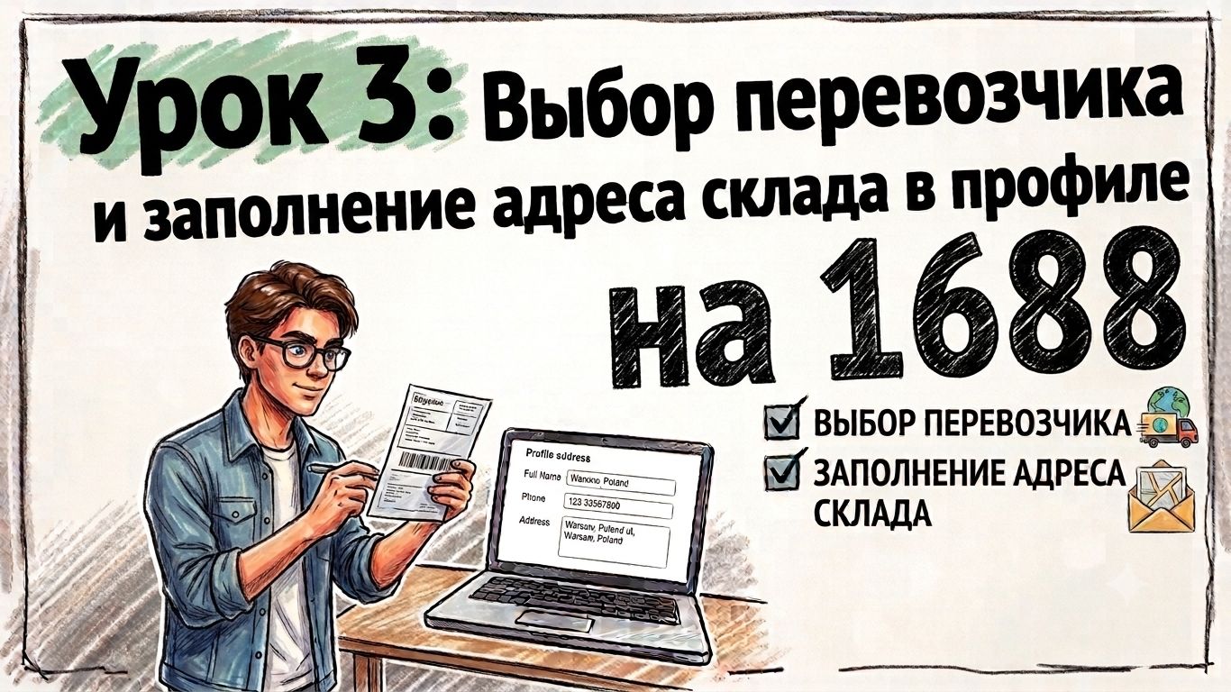 Закупки на 1688: Пошаговая инструкция по выбору логистики и заполнению адреса