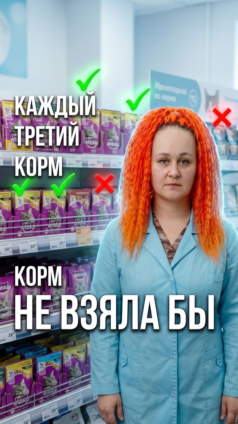 Треть кормов с этой полки я бы не купила своей кошке 🐾