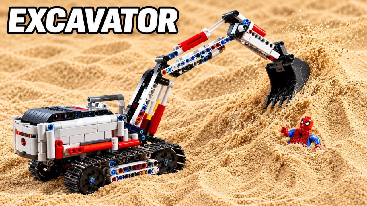 Задача экскаватора Lego: Выживет ли он на пересеченной местности?