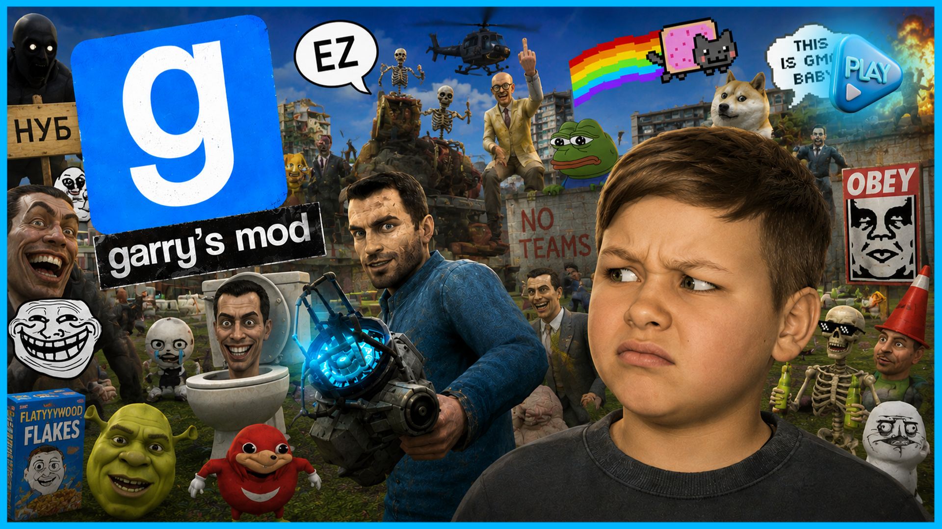 Играем в Гаррис Мод (часть 2)