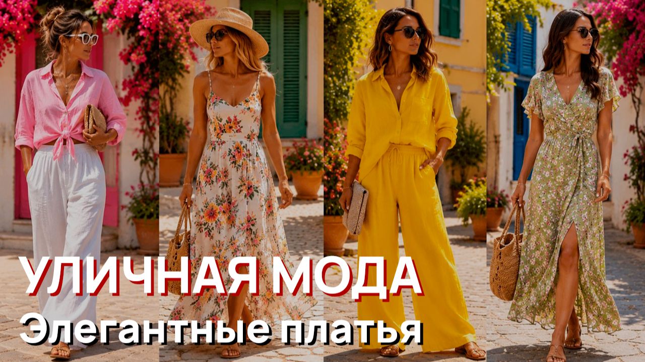 Уличная мода - Миланские тренды. Элегантные платья и шикарный уличный стиль 2026