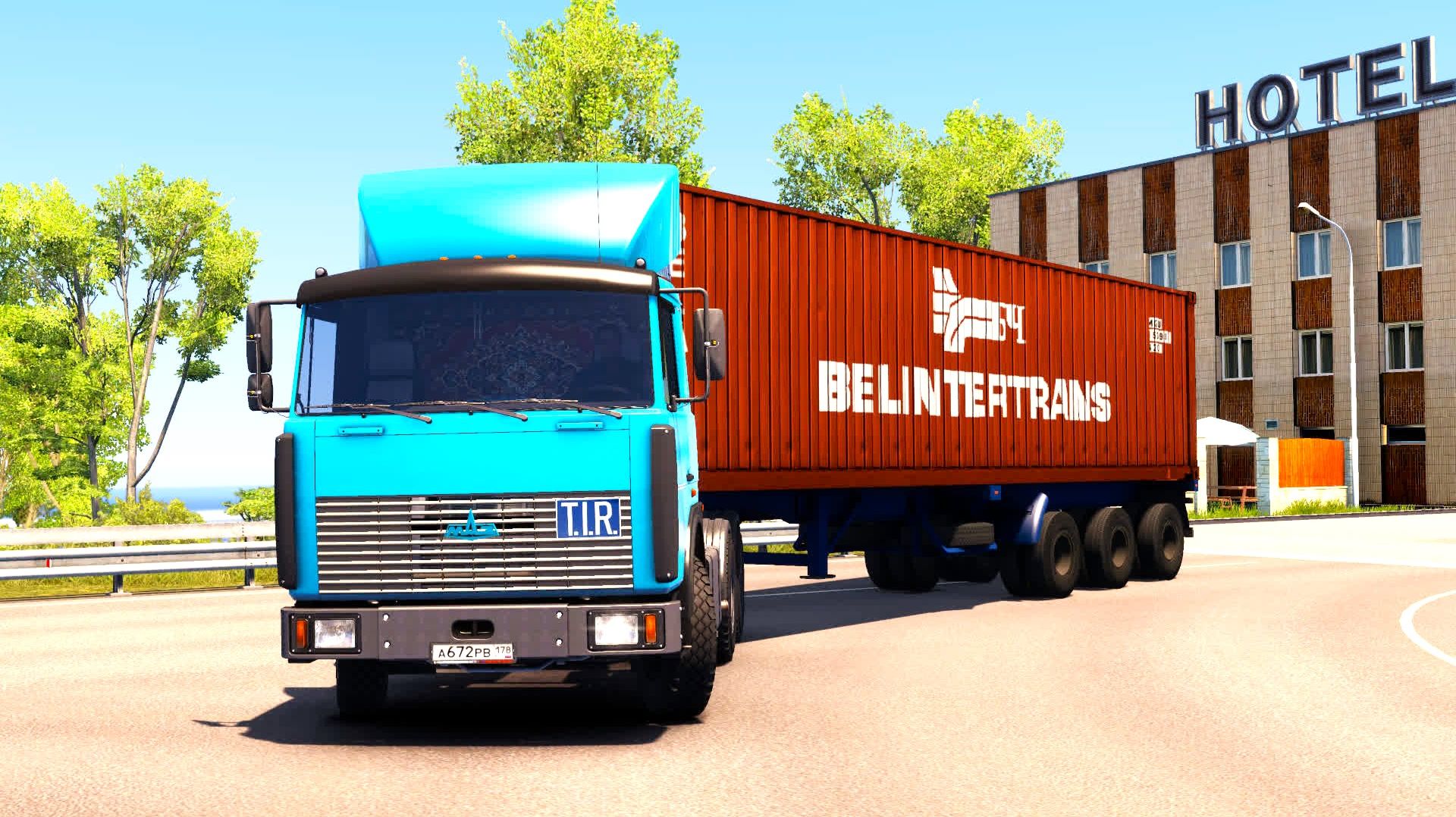 721  ETS2 1.58  MAZ - 6422  Россия - Египет  Турция.