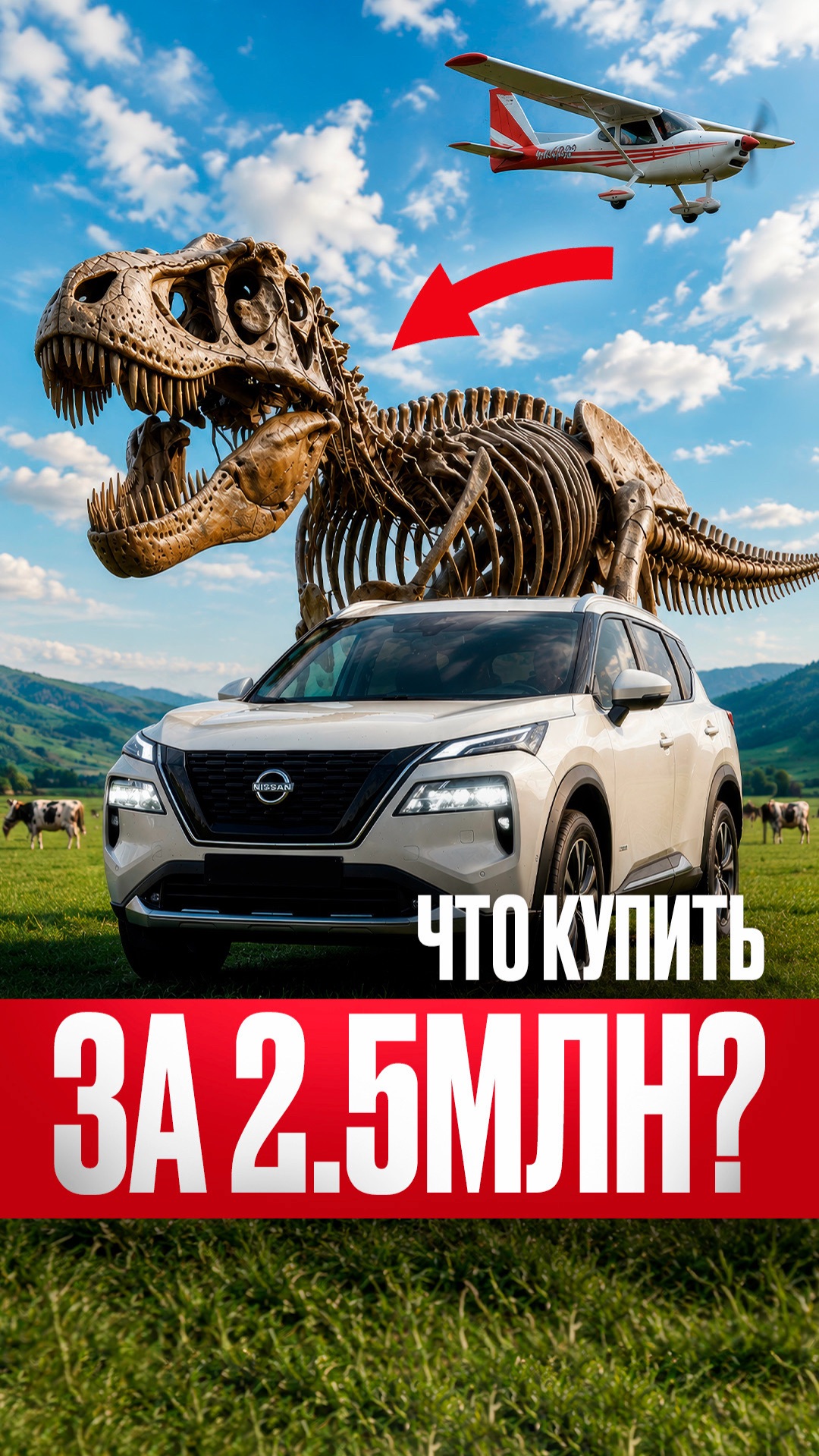 Он знает, чего хочет: вместо всех благ - Nissan X-Trail😎 А какой вариант ближе вам?
