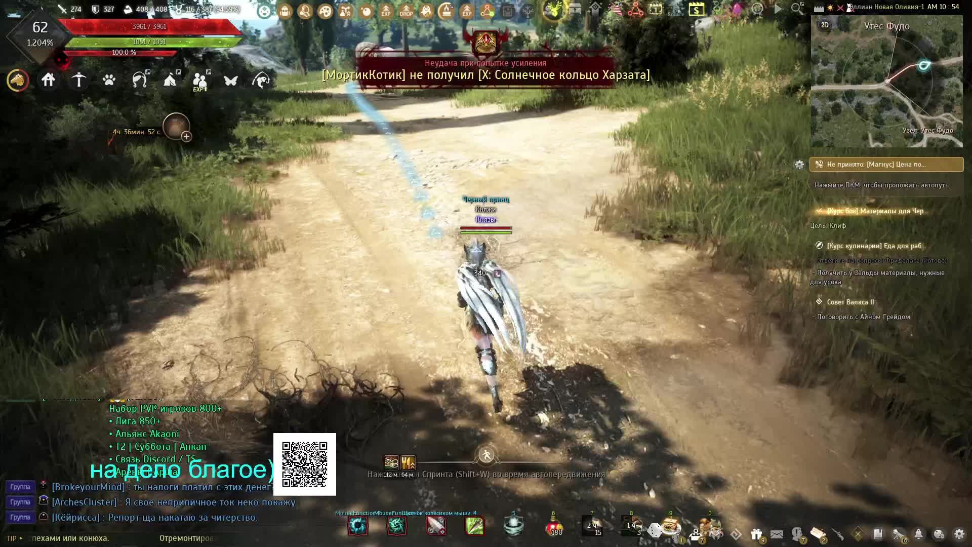 Пприключения в Black Desert