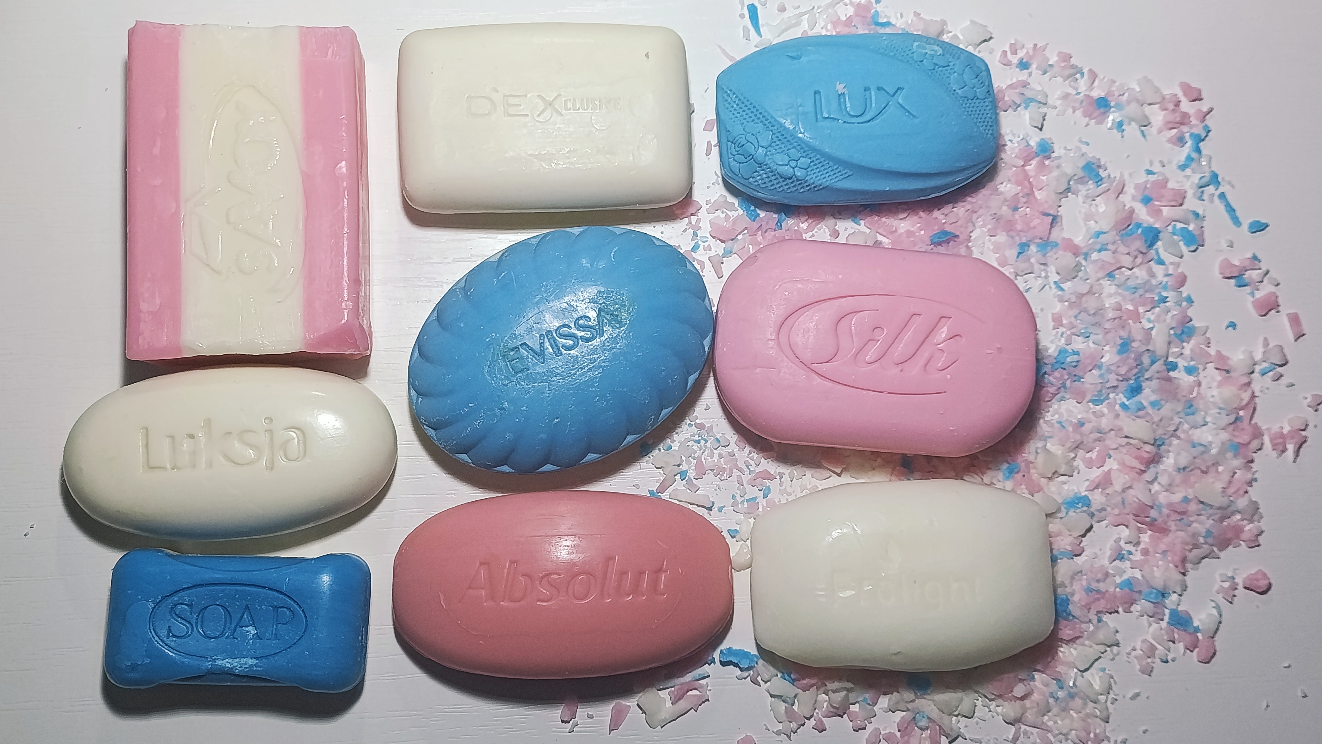 ASMR Soap Cutting 🤍💙💕 Резка мыла 🔪